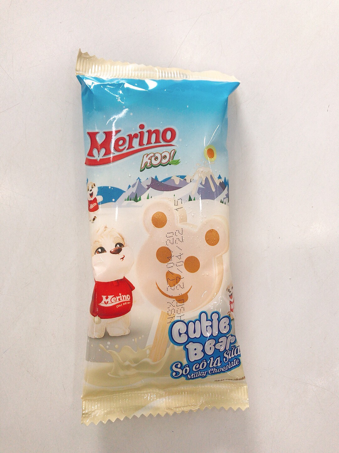Que Merino Gấu Milky socola 64g