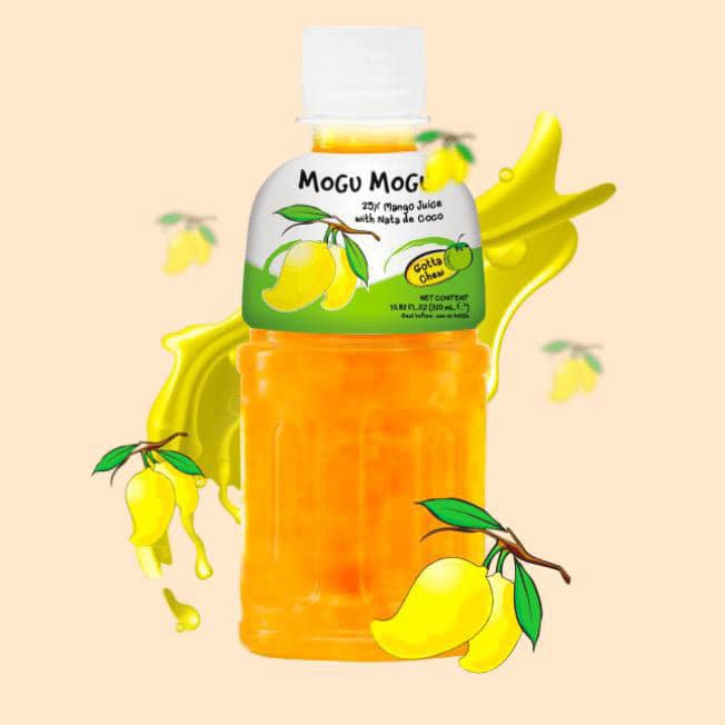 Nước uống Mogu Mogu vị xoài 320ml Thái Lan