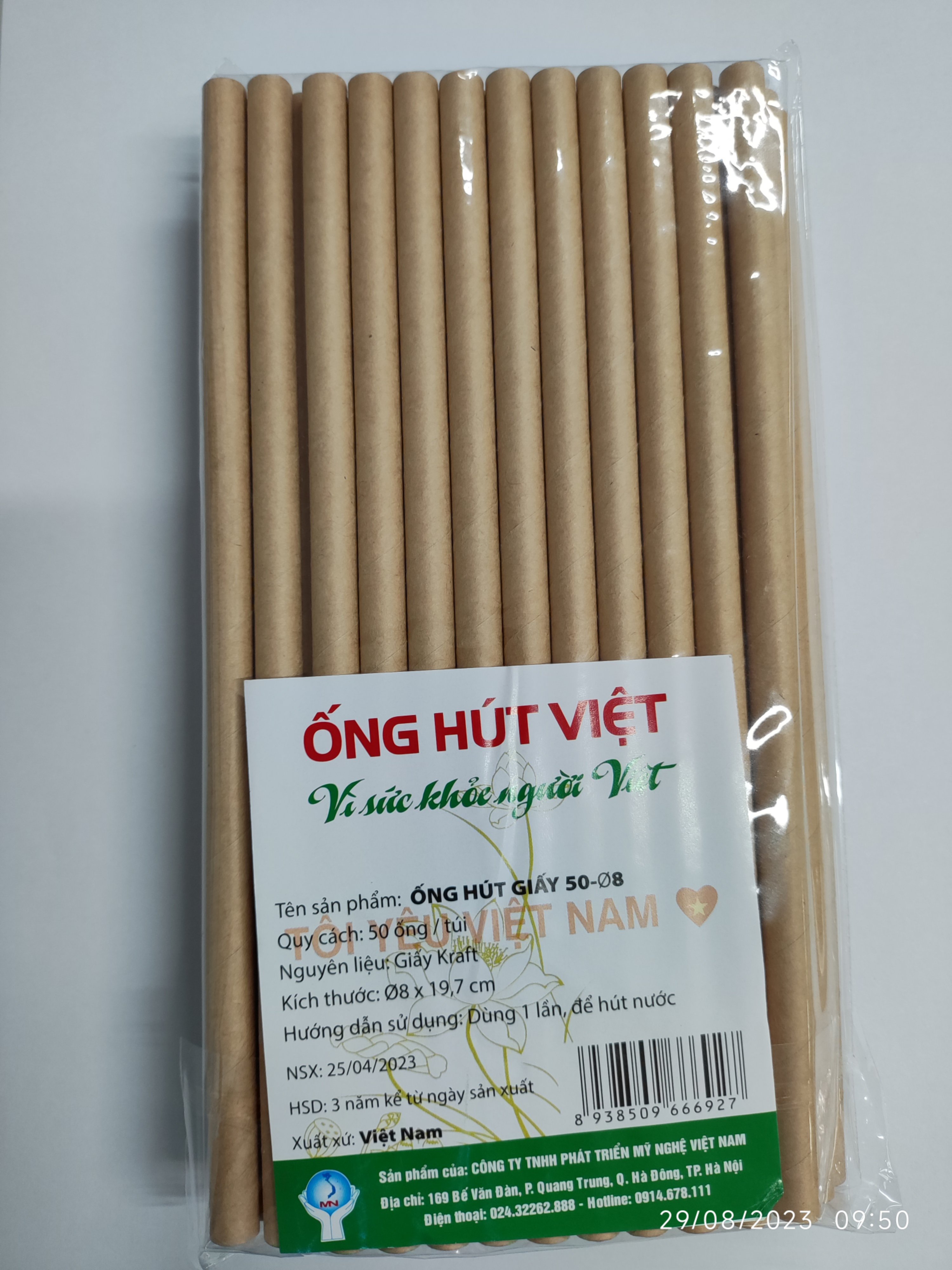 Ống hút Việt 50p8