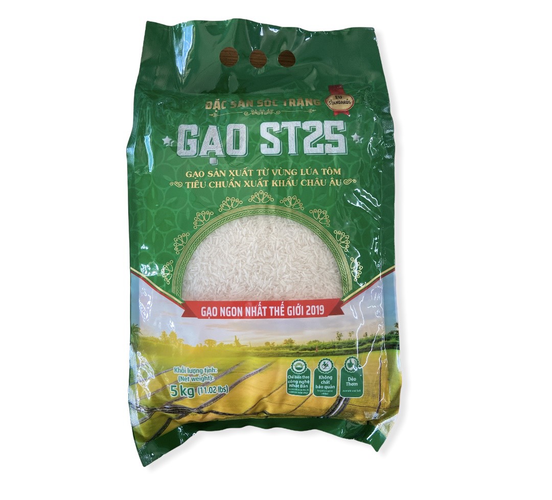 Gạo thơm ST25 Sóc Trăng 5kg