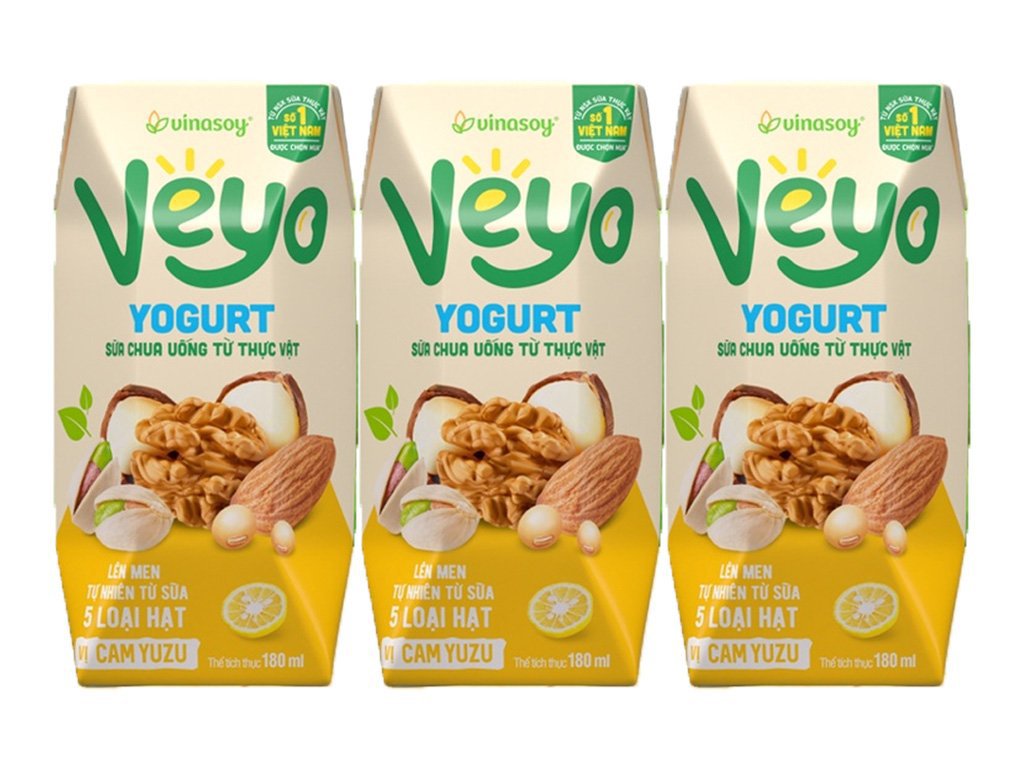 Sữa chua uống Veyo vị cam yuzu 180ml