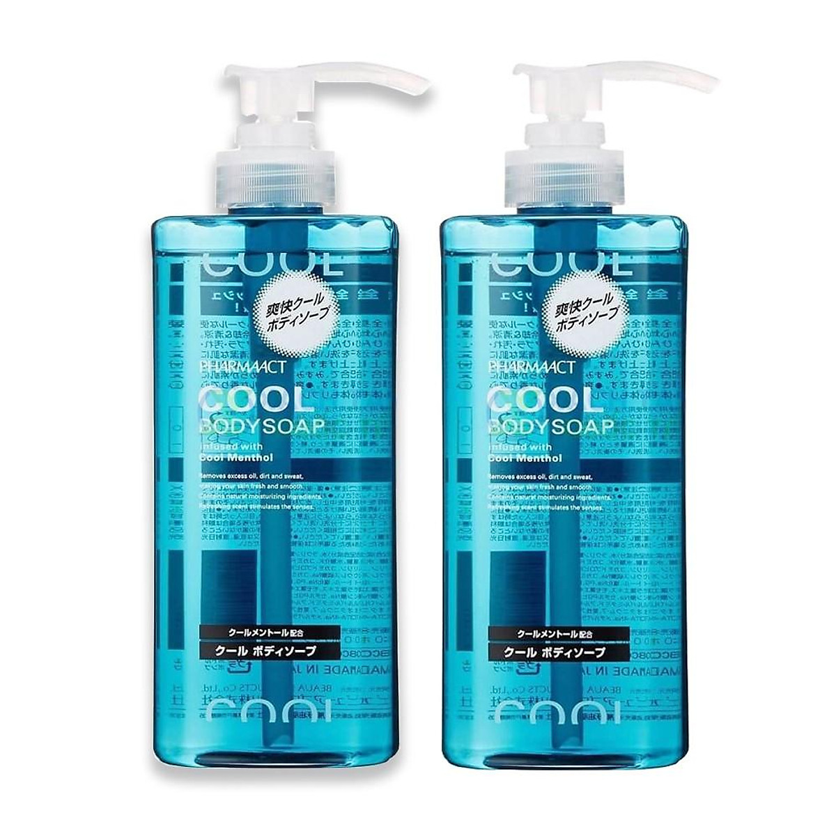 Sữa tắm Pharmaact Cool bạc hà mát lạnh 550ml Nhật Bản