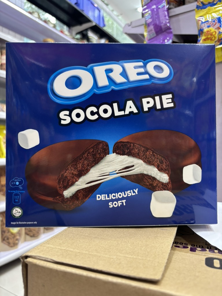 Bánh Oreo socola-pie nhân dẻo 336g