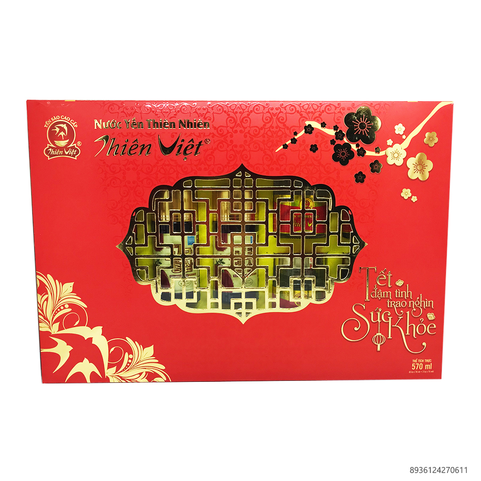 Nước yến Thiên Việt hộp quà có đường 570ml