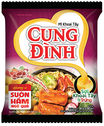 Mỳ Cung Đình gói sườn hầm ngũ quả 80g