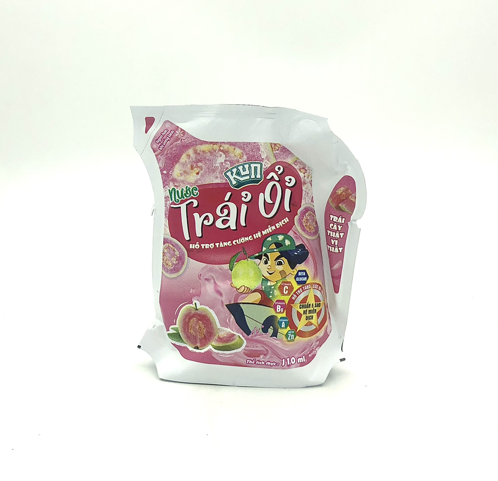 Nước trái cây Kun túi vị ổi 110ml * 24