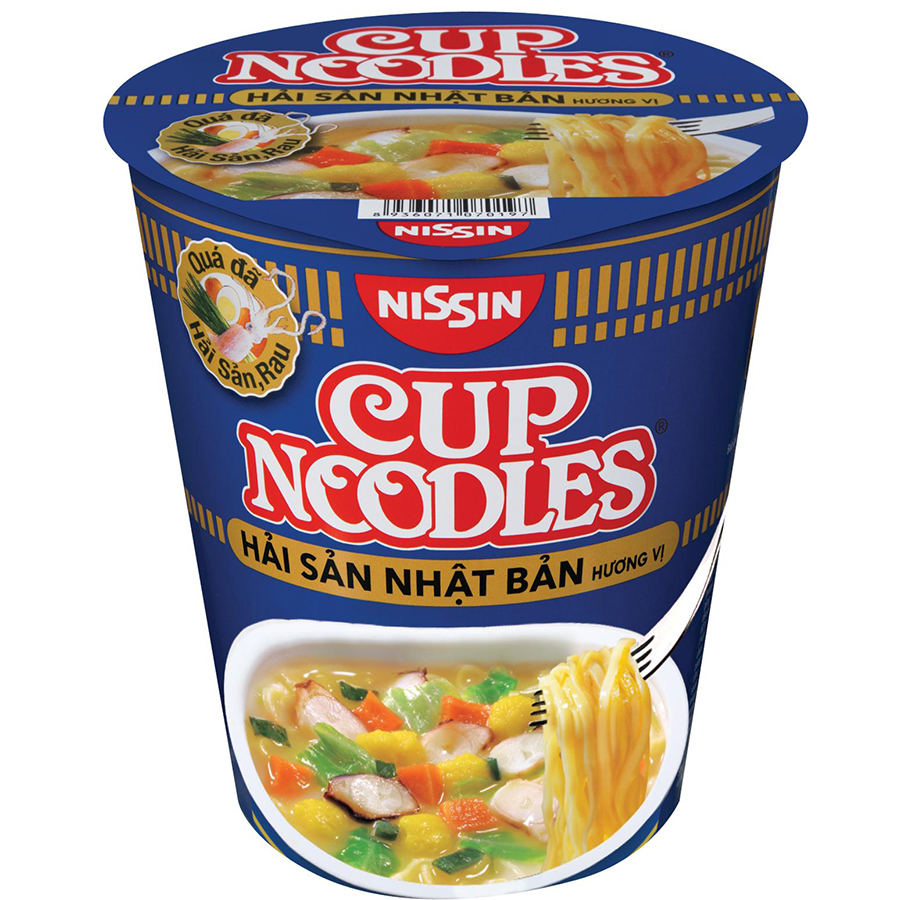 Mỳ ly cup Noodles Hương vị Hải Sản Nhật Bản 70g