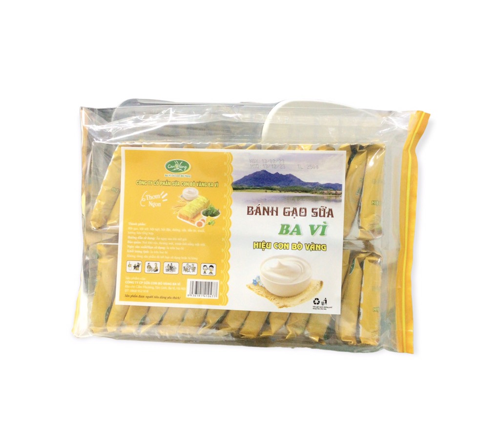 Bánh gạo sữa Ba Vì vị phô mai 250g