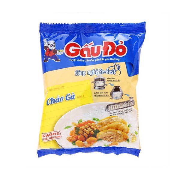 Cháo gà gấu đỏ 50g