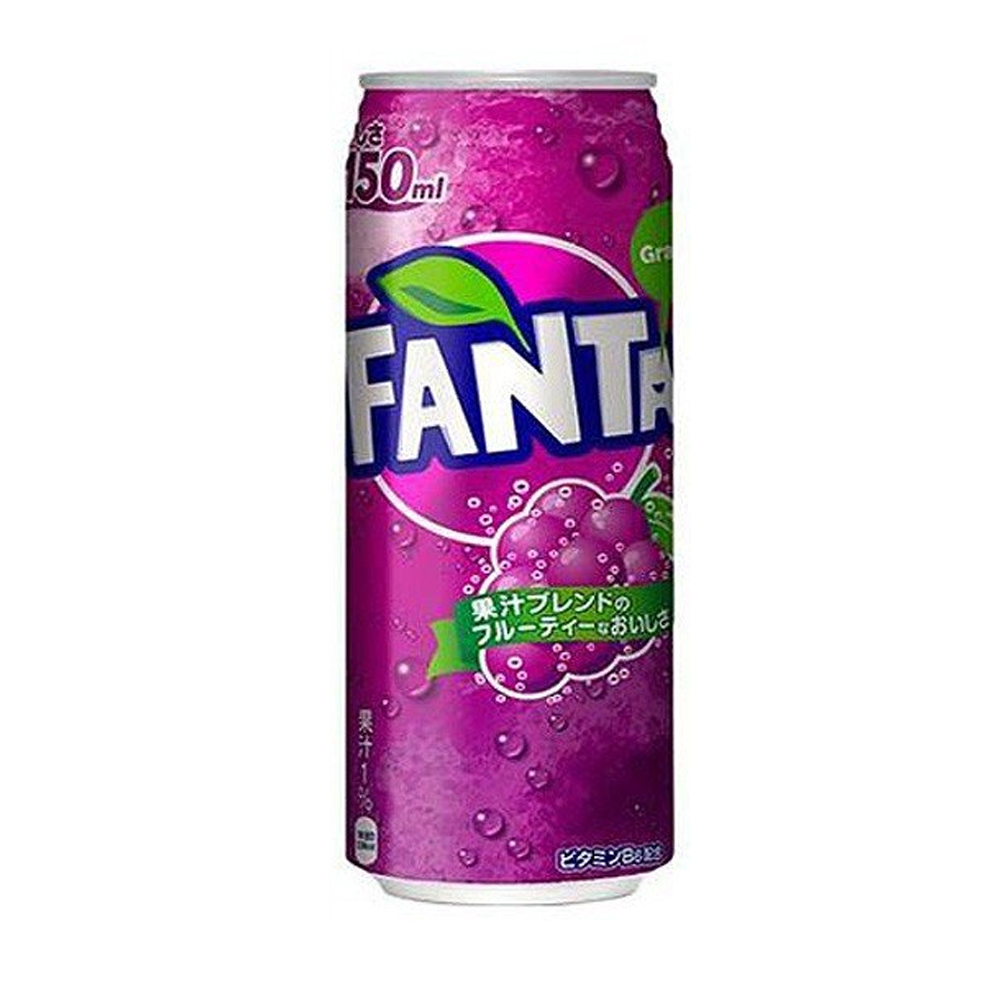 Nước ngọt vị nho Coca Cola Fanta Grape 500ml Nhật Bản