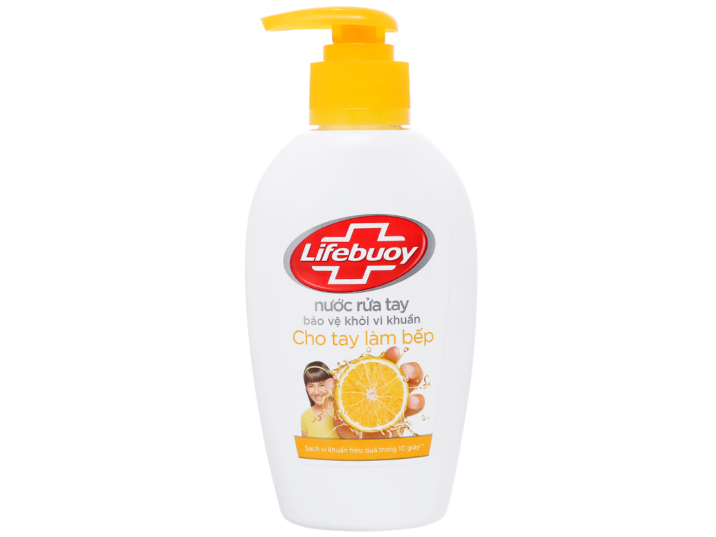 Nước rửa tay lifebuoy chanh khử mùi 180g