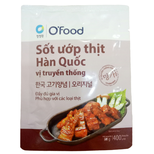 Sốt ướp thịt Hàn Quốc vị truyền thống O'Food 80g