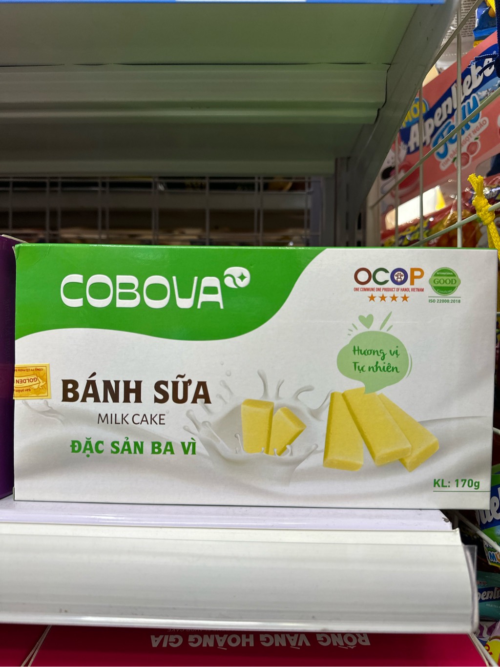 Bánh sữa ba Vì con bò vàng 180g