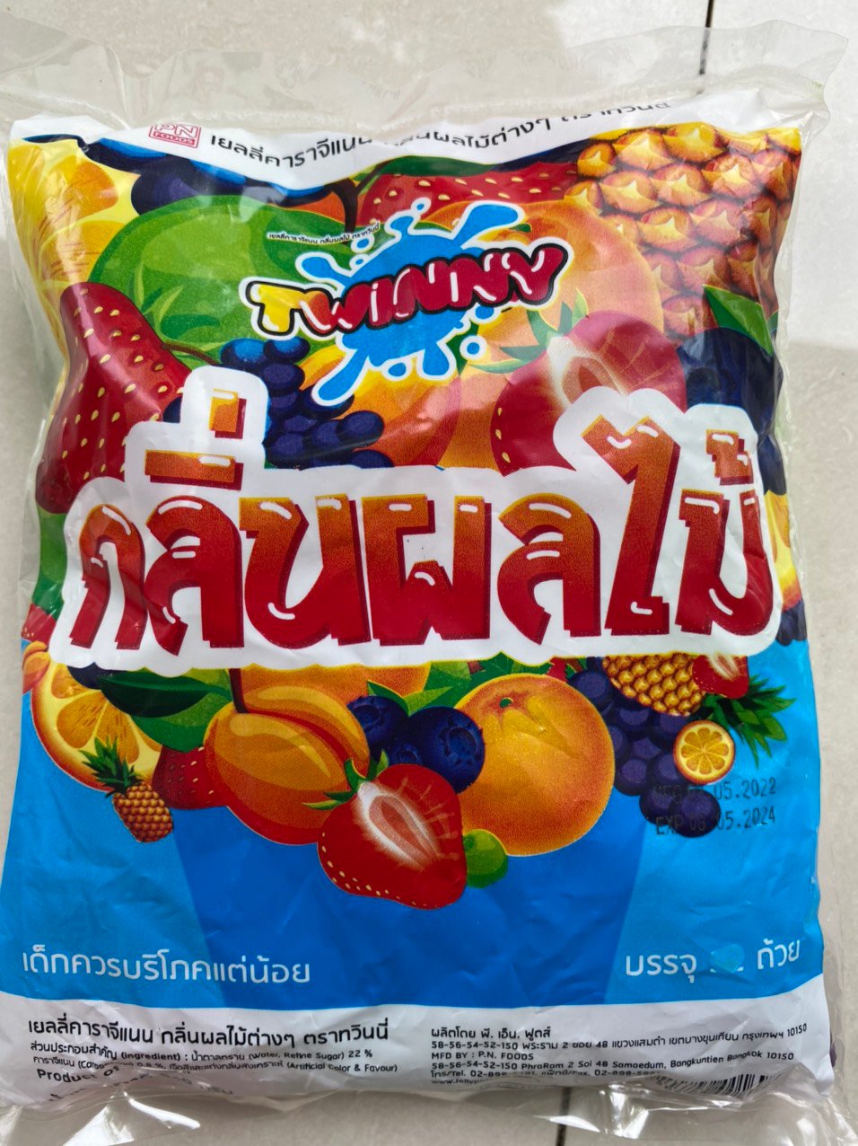 Thạch trái cây Twinny PN Foods 640g Thái Lan