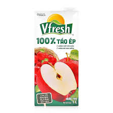Nước táo ép 100% Vinamilk Vfresh 1L