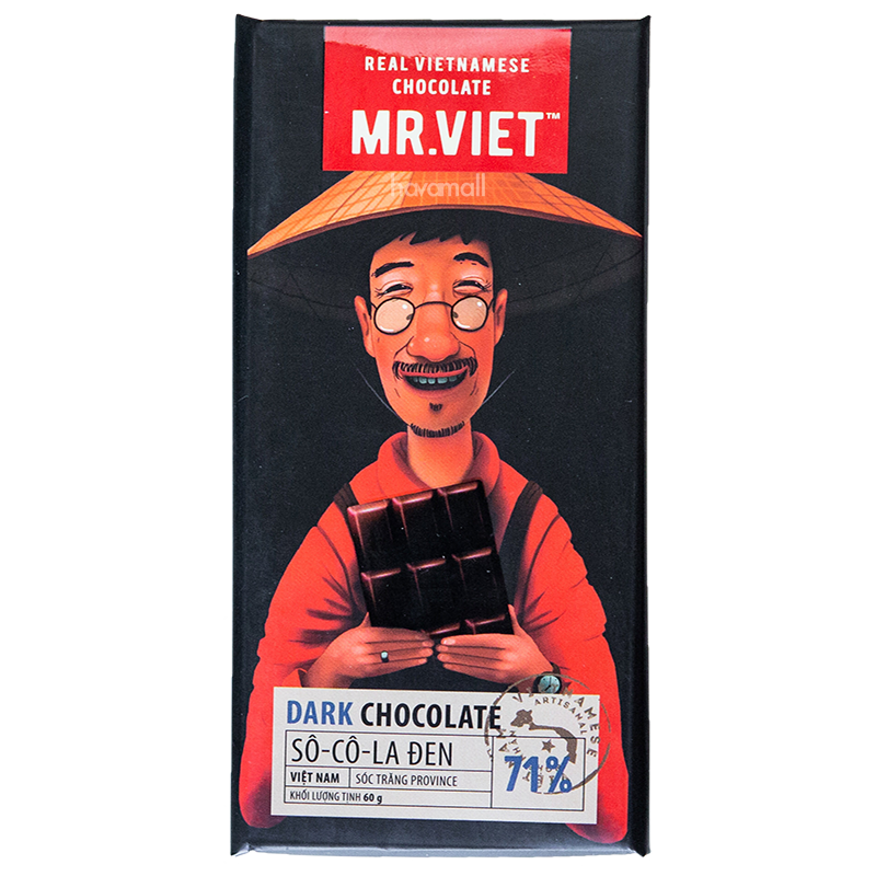 Mr. Việt Socola Đen 71% 60g