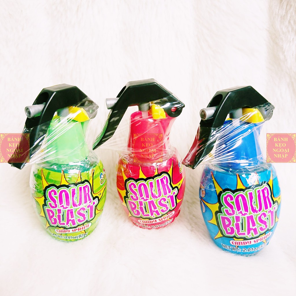 Kẹo lựu đạn Sour Blast Candy Spray