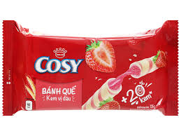 Bánh Cosy quế vị kem dâu 132gx24 gói