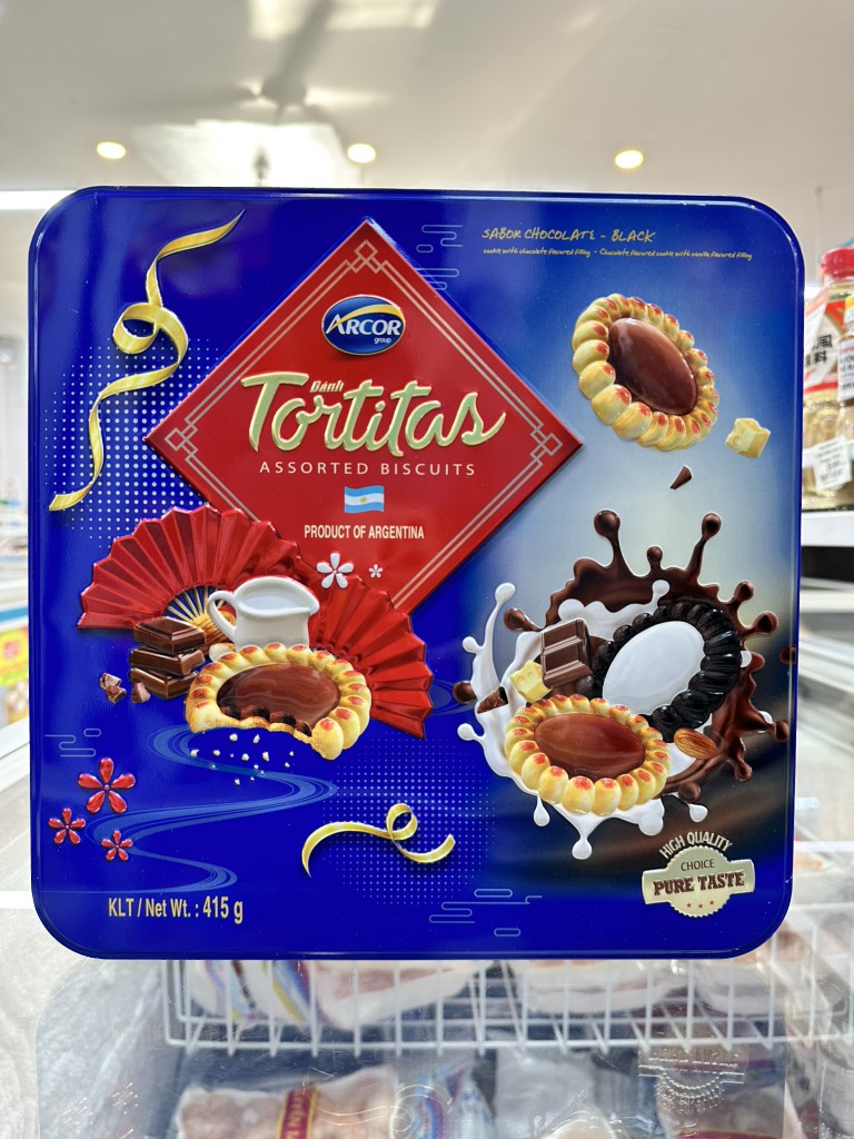Bánh quy Tortitas Arcor Argentina hình quạt 415g