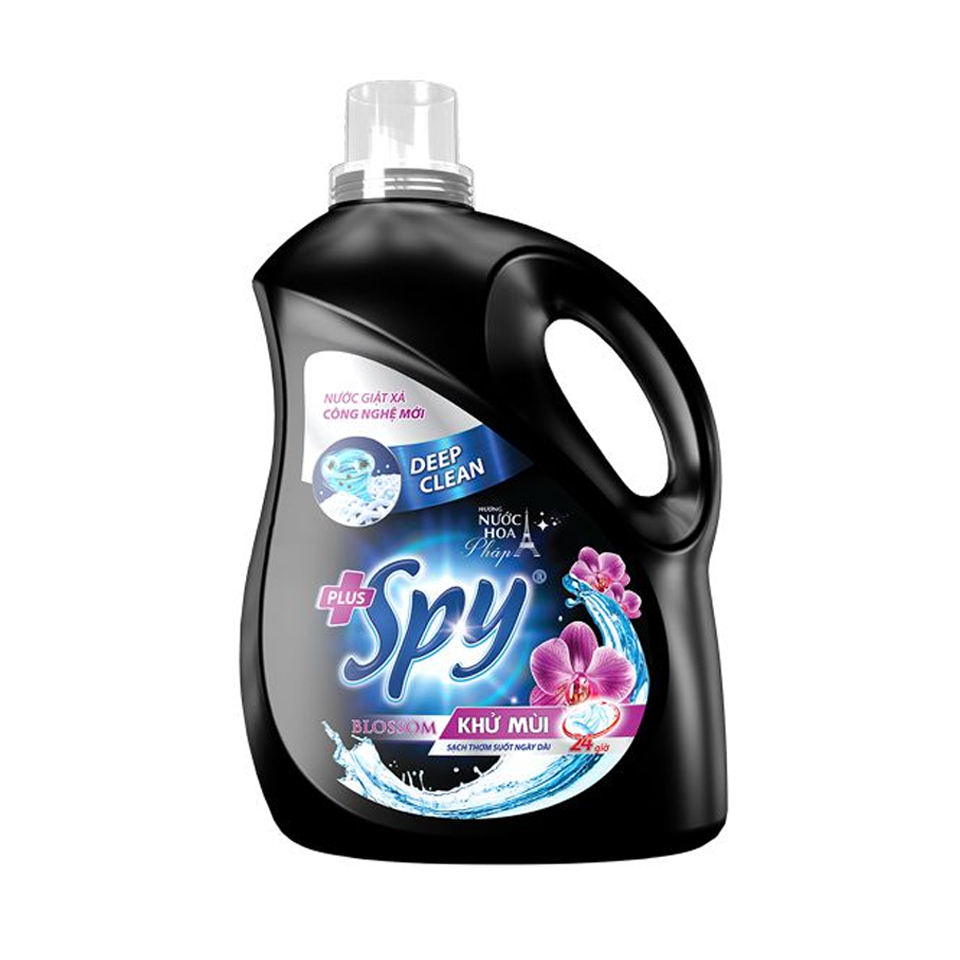Nước giặt xả Spy deep clean khử mùi đen tím  3,5L