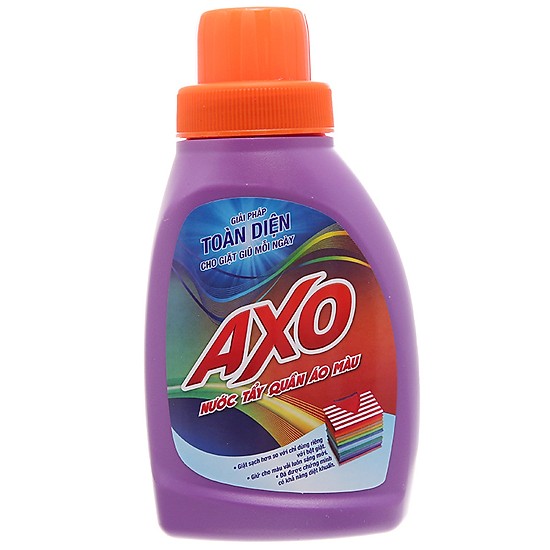 Nước tẩy quần áo màu AXO hương lavender 400ml