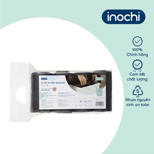 Lô túi rác tiện dụng Soji Inochi 4 x 10L