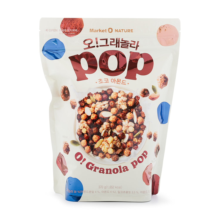 Ngũ cốc Granola Pop socola hạnh nhân 370g Hàn Quốc