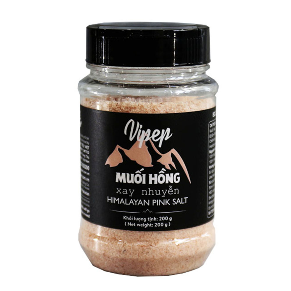 Muối hồng Vipep xay nguyễn 200g