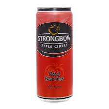 Strongbow nước táo lên men vị dâu đỏ lon 330ml