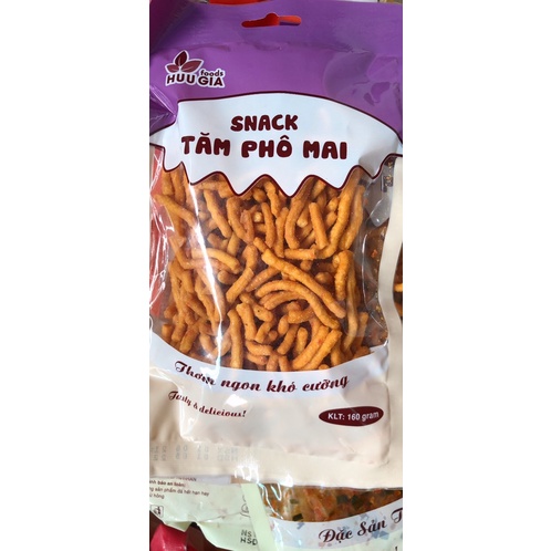 Snack tăm phô mai Hữu Gia 160g