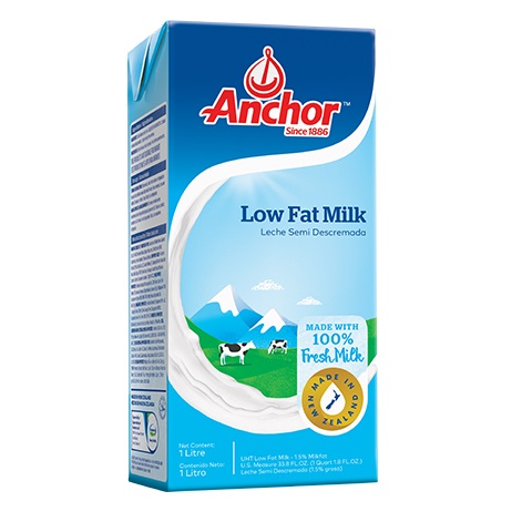 Sữa tươi tiệt trùng ít béo Anchor New Zealand 1l
