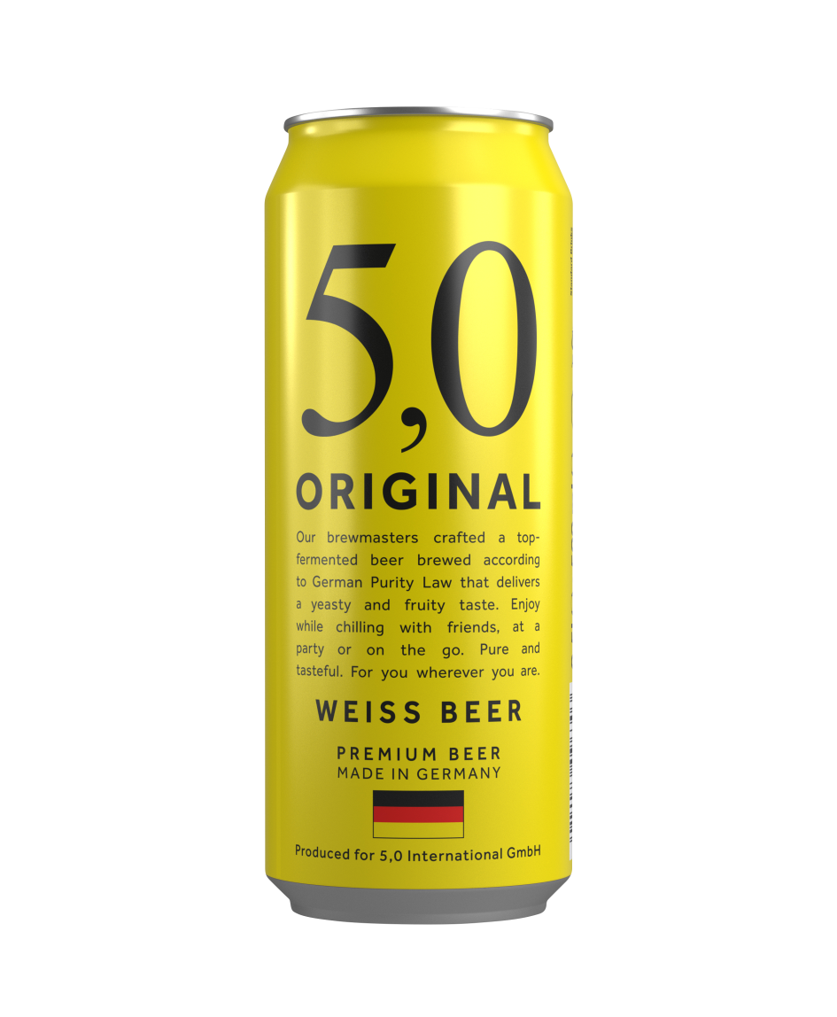 BIA LÚA MÌ Đức 5,0 % ORIGINAL WEIS BEER 500ml ( BIA ĐỤC )