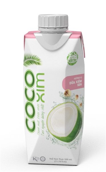 Nước Cocoxim dừa xiêm sen 330ml