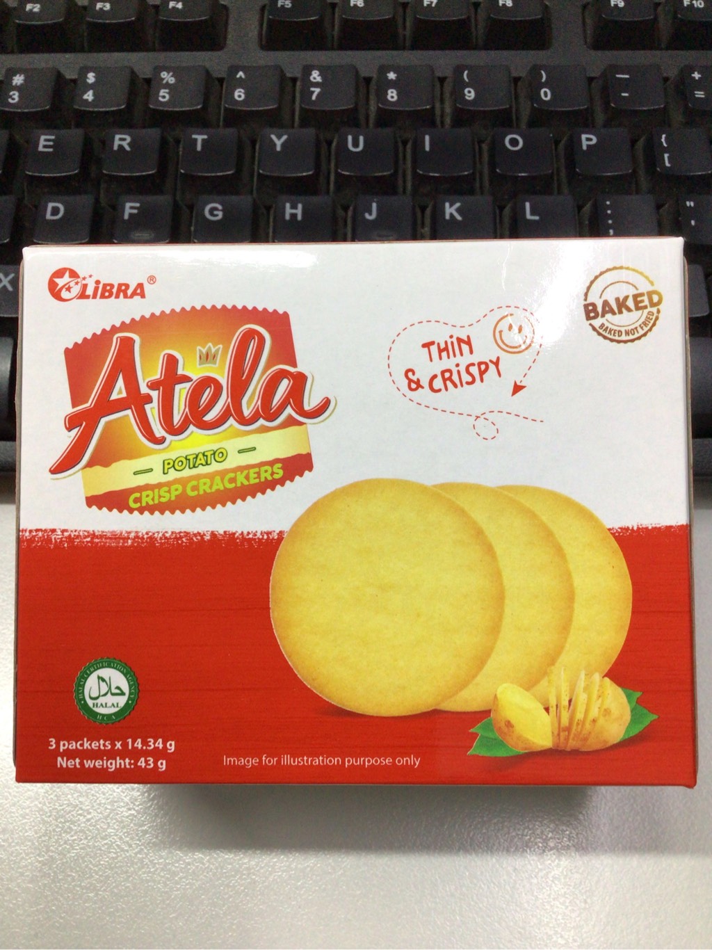 Bánh lễ Atela khoai tây đỏ 43g