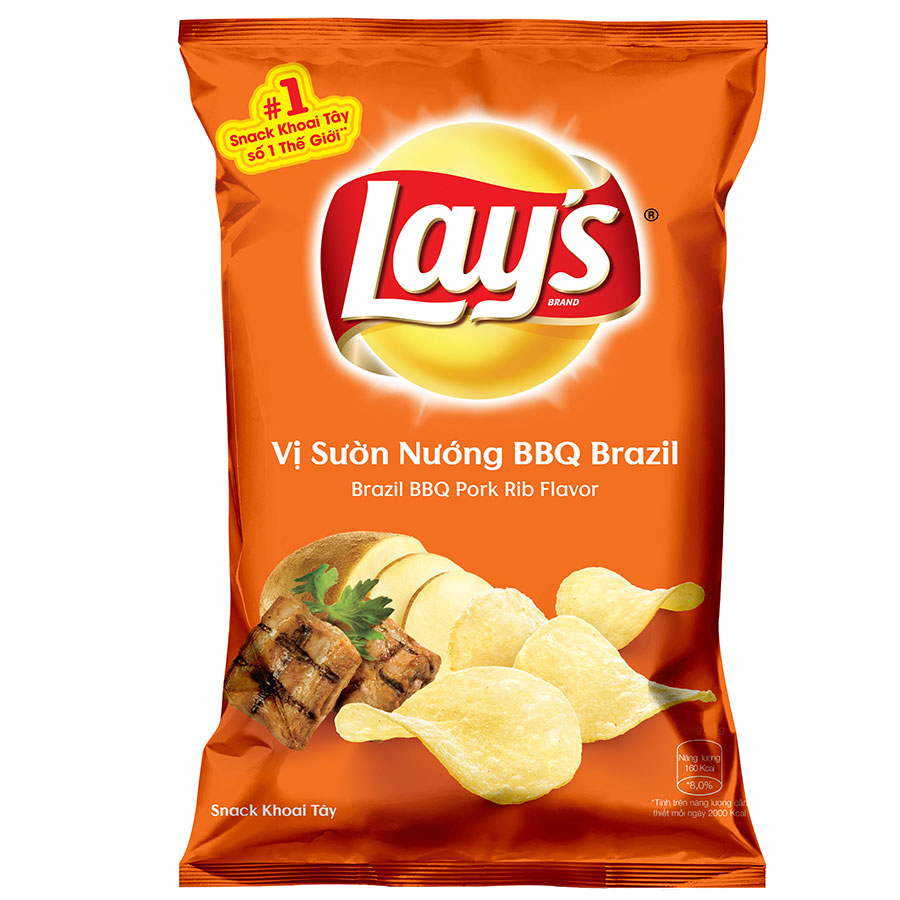 Bim Lays Sườn nướng BBQ 58g