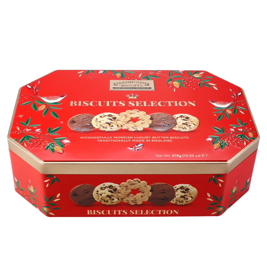 Bánh quy hỗn hợp Farmhouse biscuits selection Anh Quốc 378g