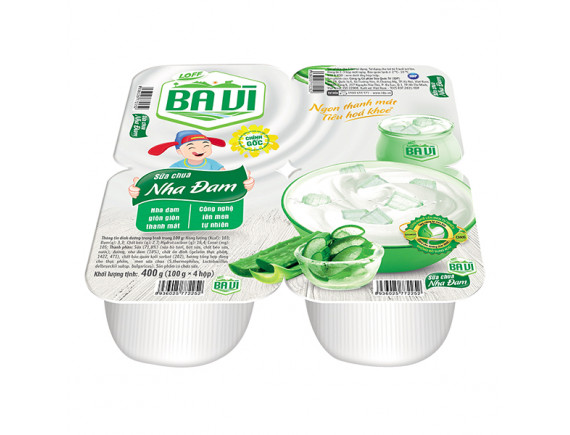 Sữa chua LOF Ba Vì nha đam hộp 100g*48