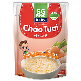 Cháo tươi gà, cà rốt SGFood 240g