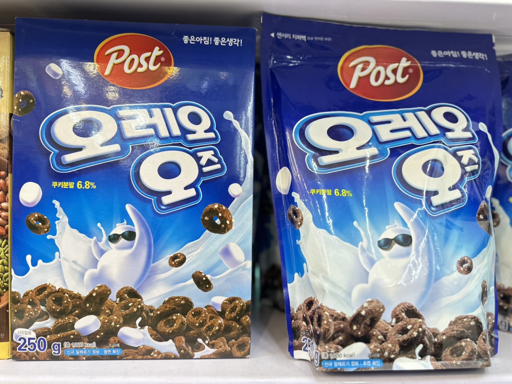 Ngũ cốc ăn sáng chocolate Oreo Post Hàn Quốc 250g