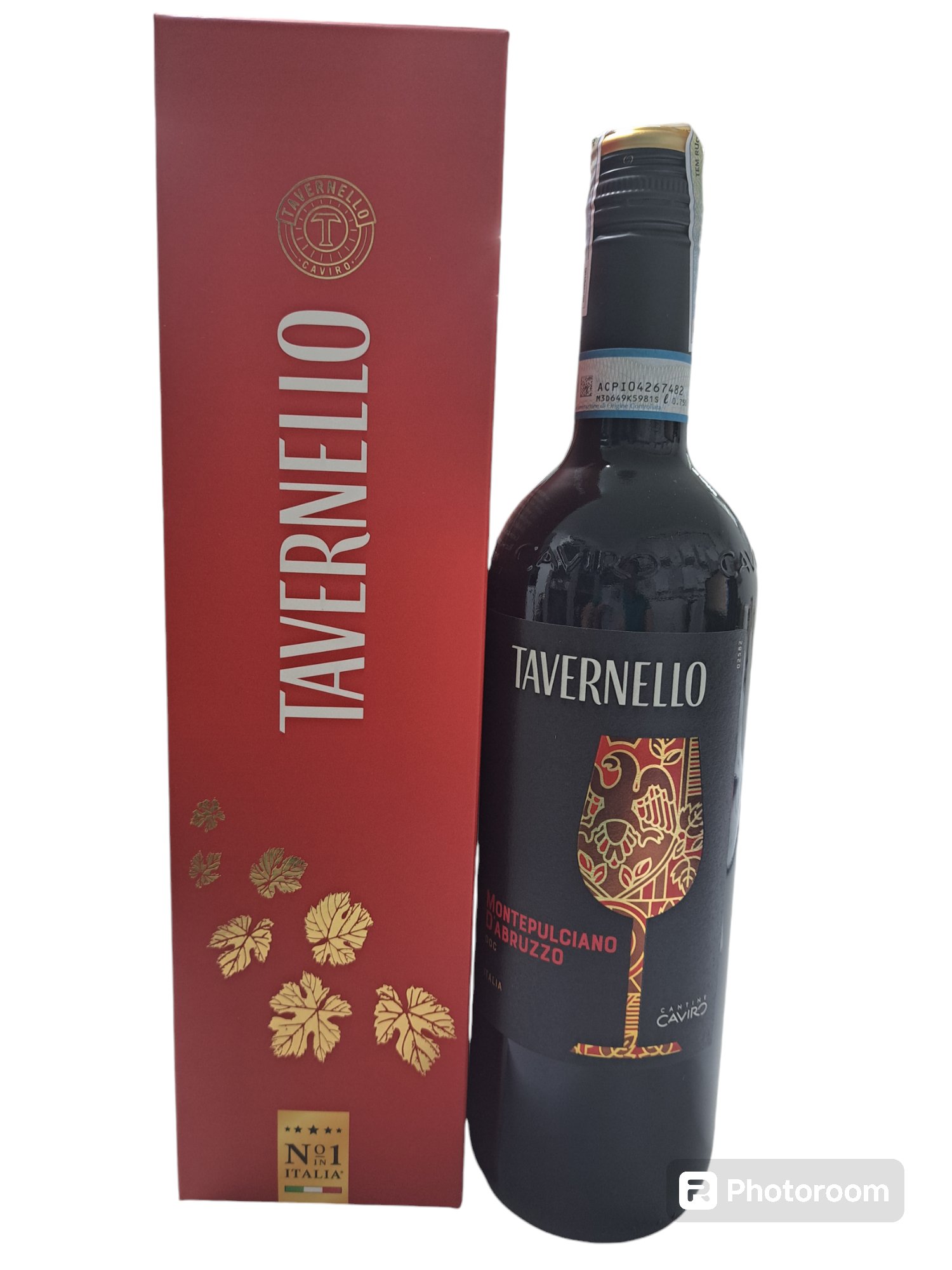 Rượu vang đỏ chát Tavernello Montepulciano D'Abruzzo 2021 Ý 12,5% 750ml