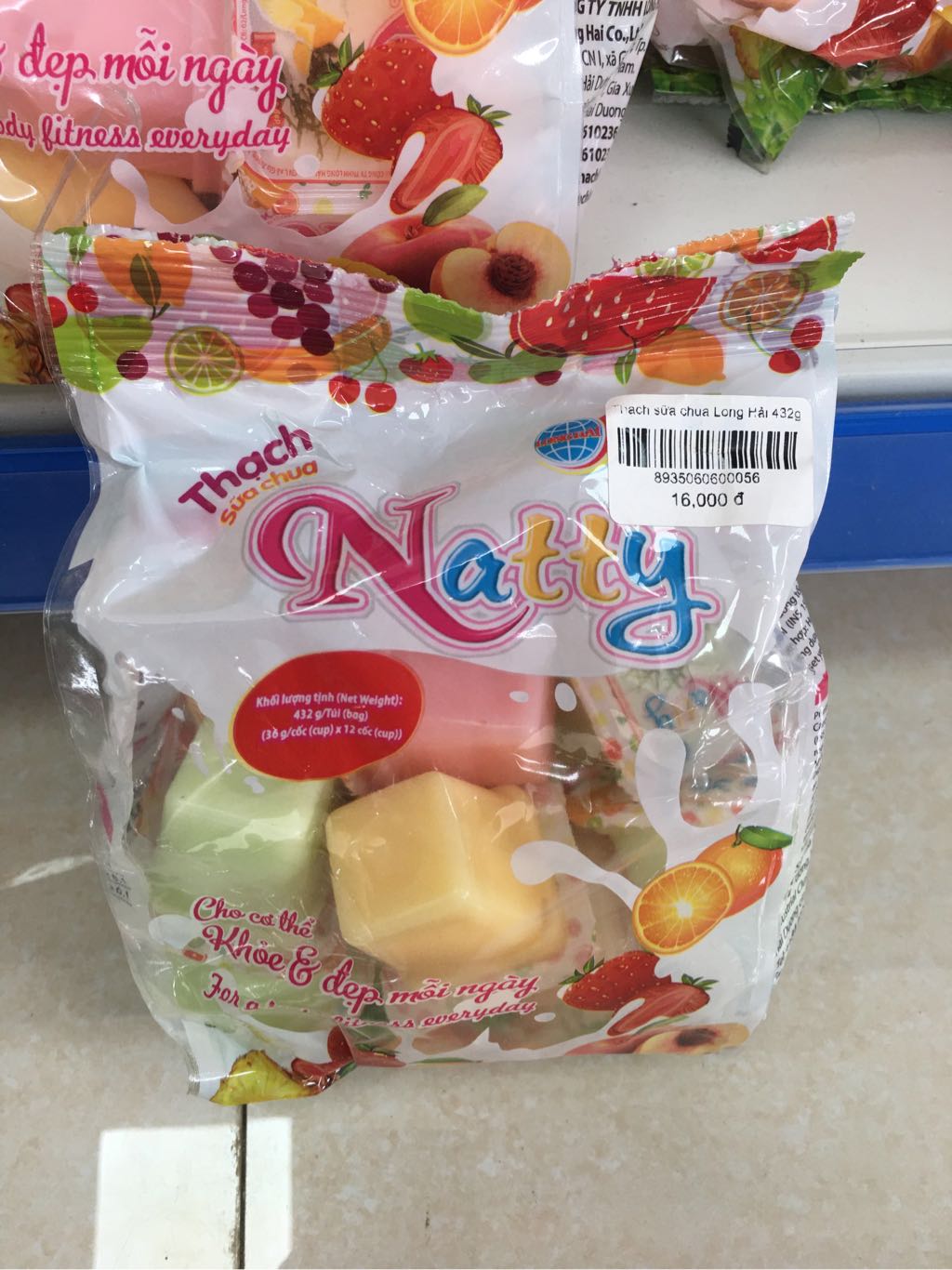 Thạch sữa chua Long Hải 432g