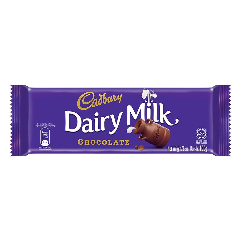 Socola sữa Cadbury Dairy Milk Malaysia 90g