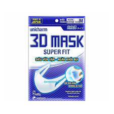 Set 5 Khẩu trang Unicharm 3D Mask ngăn khói bụi