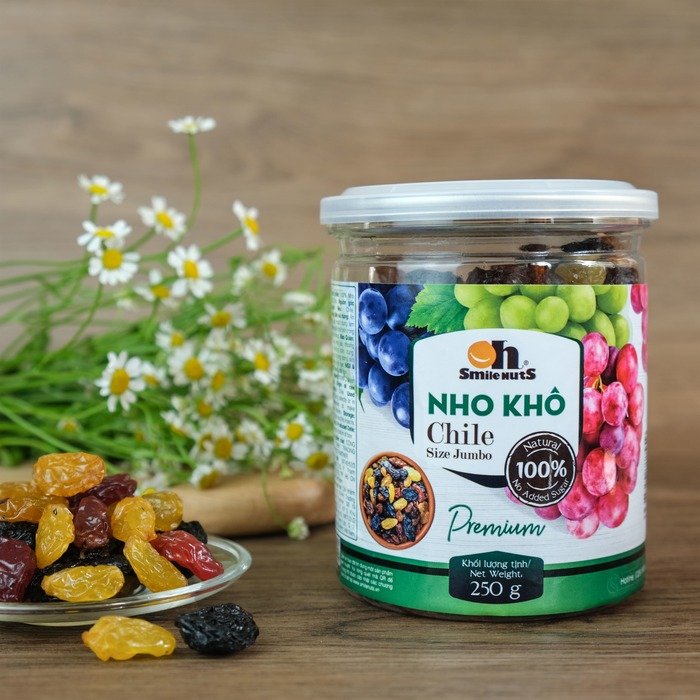 Nho khô Chile Oh Smile Nuts 250g