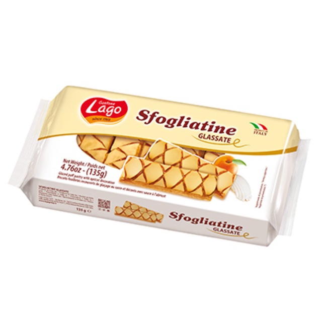 Bánh Lago nhiều lớp Sfogliatine glassate ý 135g
