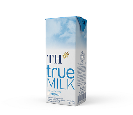 STTT ít đường TH true milk 180ml