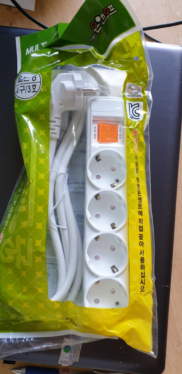 Ổ điện 4 chân dây 3m Multicode Hàn Quốc
