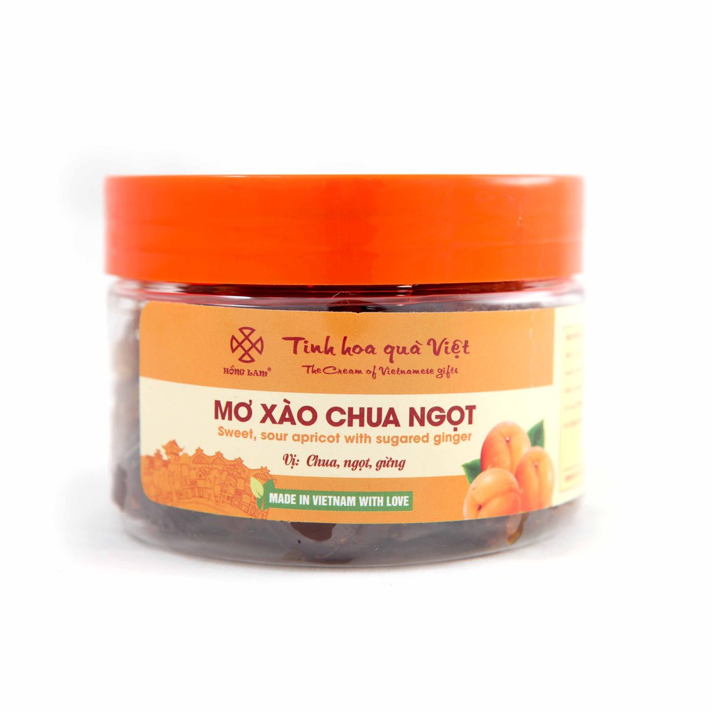 Mơ xào chua ngọt Hồng Lam 200g