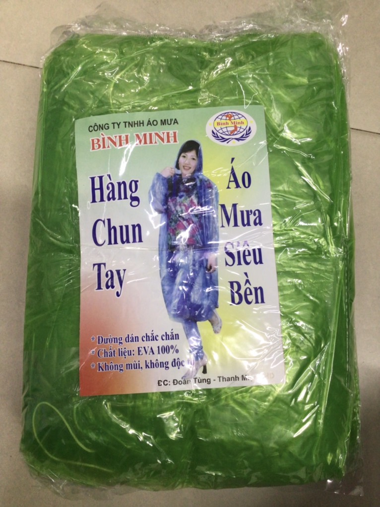 Áo mưa tiện lợi dùng 1 lần các màu