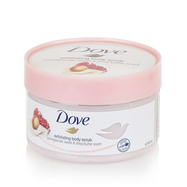 Tẩy da chết DOVE Cream-Dusch-Peeling Lựu hồng 225ml Hà Lan